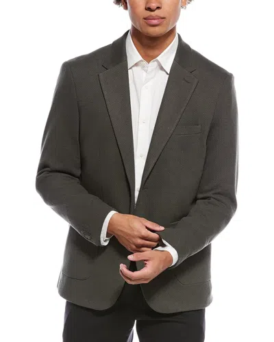 Report Collection Pique Knit Sportcoat In Green