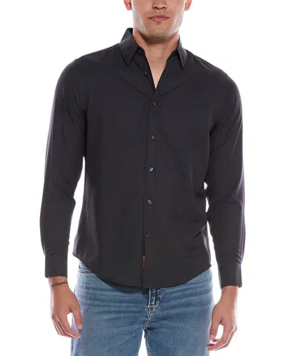 Report Collection Print Sport Shirt In Black