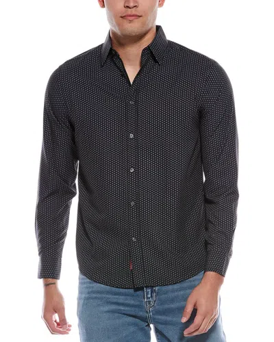 Report Collection Print Sport Shirt In Black