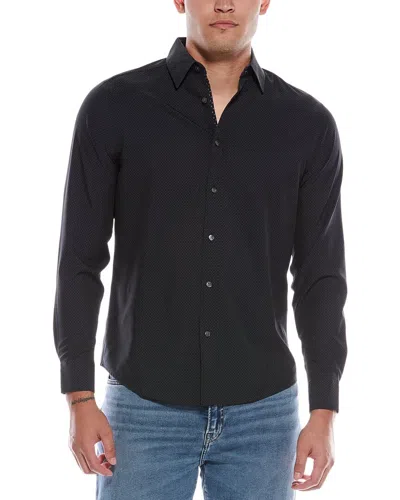 Report Collection Print Sport Shirt In Black