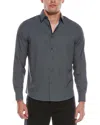 Report Collection Print Sport Shirt In Gray