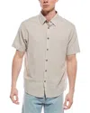 Report Collection Stripe Linen-blend Shirt