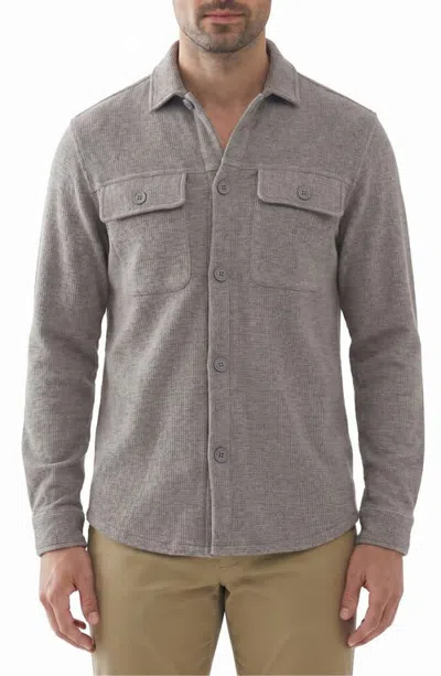 Report Collection Vino Knit Shirt In 70 Grey