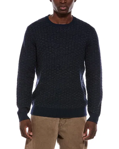 Report Collection Wool-blend Crewneck Sweater In Blue