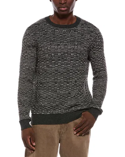 Report Collection Wool-blend Crewneck Sweater In Grey