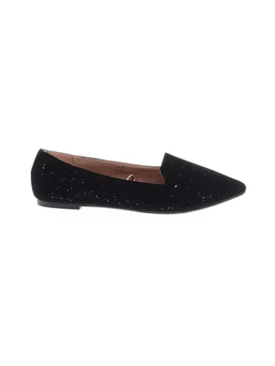 Pre-owned Report Flats In Black