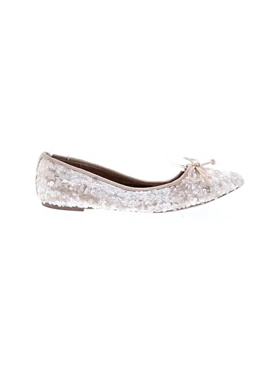 Pre-owned Report Flats In White