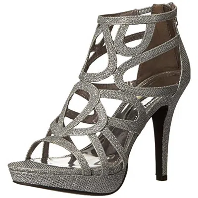 Report Rocko Womens Glitter Platform Evening Sandals In Multi