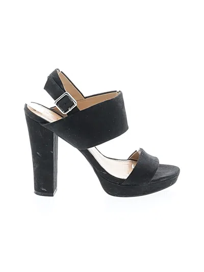 Pre-owned Report Sandals In Black
