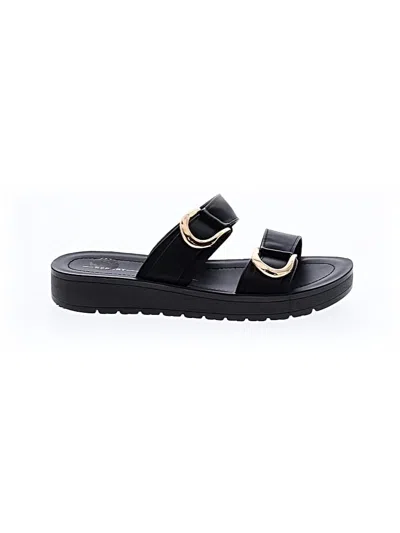 Pre-owned Report Sandals In Black