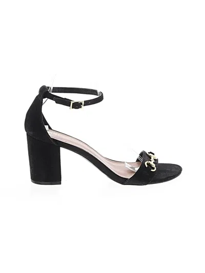 Pre-owned Report Sandals In Black