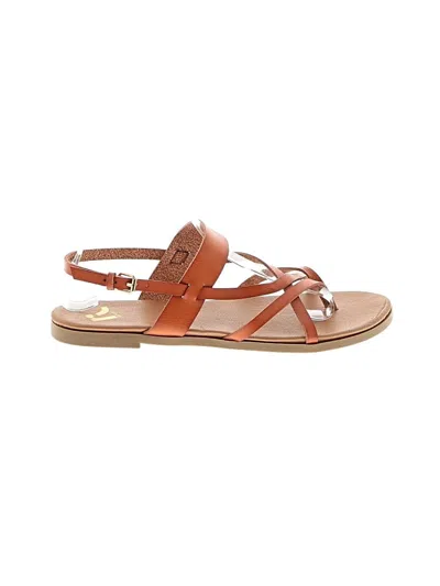 Pre-owned Report Sandals In Tan