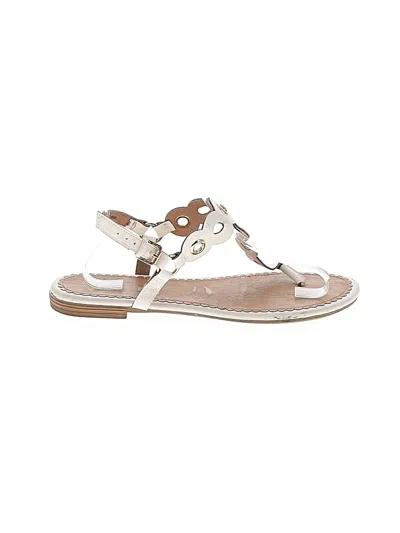 Pre-owned Report Sandals In White