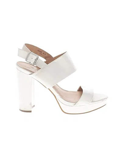 Pre-owned Report Sandals In White