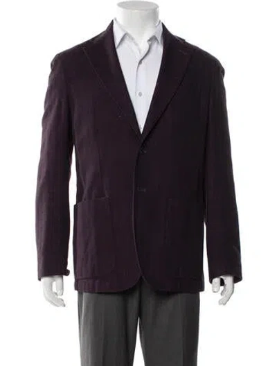Pre-owned Reporter Blazer In Purple