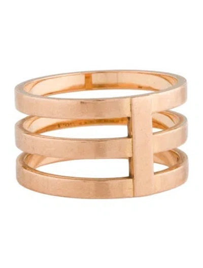 Pre-owned Repossi 18k Berbere Triple Band Ring In Multicolor
