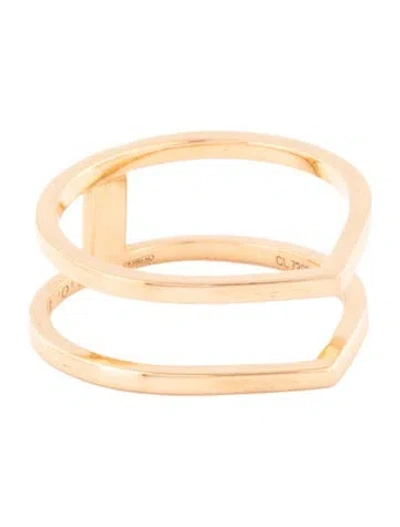 Pre-owned Repossi 18k Double Antifer Ring In Multicolor