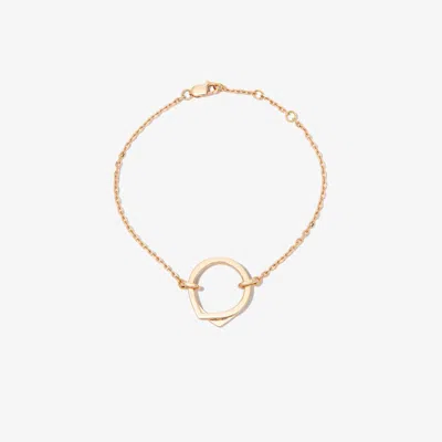 Repossi 18k Rose Gold Antifer Chain Bracelet In Pink