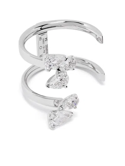 Repossi Women's Serti Sur Vide 18k White Gold & 0.56 Tcw Diamond Ring