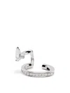 Repossi Serti Sur Vide Ear Cuff Aus 18kt Weissgold Mit Diamanten In Silver