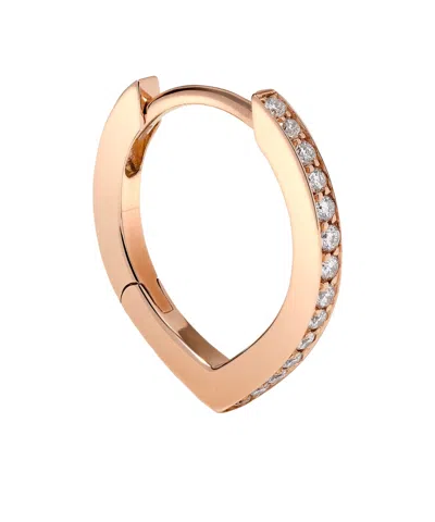 Repossi 18-karat Rose Gold Diamond Single Earring In Yellow