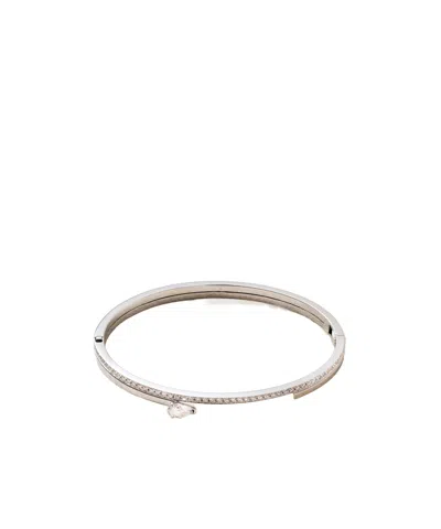 Repossi Serti Sur Vide 18-karat White Gold Diamond Bracelet In Metallic