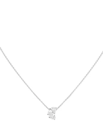 Repossi 18kt White Gold Continuity Diamond Necklace In Gray