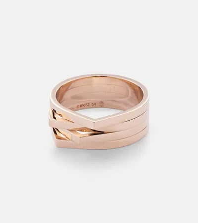 Repossi Antifer 18kt Gold Ring In Pink Gold