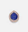 Repossi Antifer 18kt Gold Stud Earrings With Lapis Lazuli And Diamonds
