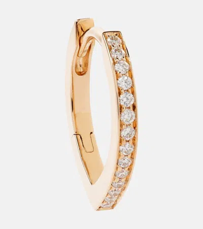Repossi Antifer 18kt Rose Gold Single Earring With Diamonds