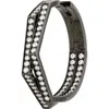 Repossi Antifer 2-row Diamond Pavé Huggie Hoop Earring In Multi