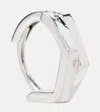 Repossi Antifer 2 Rows 18kt White Gold Single Earring In White