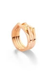 Repossi Antifer 4-row Ring In Green