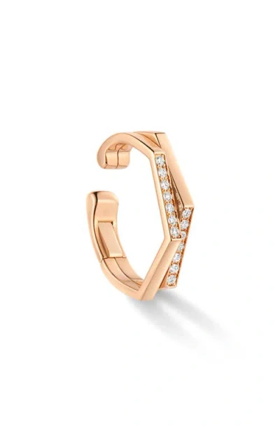 Repossi Antifer Diamond Ear Cuff In Gold