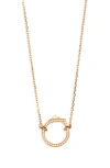 Repossi Antifer Diamond Pavé Pendant Necklace In Gold