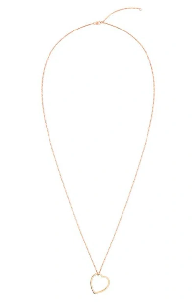 Repossi Antifer Heart Pendant Necklace In Gold