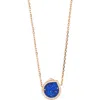 Repossi Antifer Lapis Lazuli & Diamond Pendant Necklace In Gold