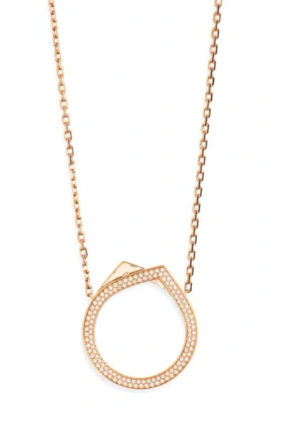Repossi Antifer Long Pendant Necklace In Gold