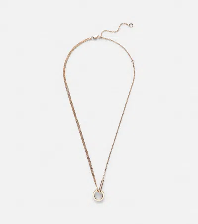 Repossi Berbere 18kt Rose Gold Necklace With Diamonds In Pink Gold