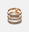 Repossi Berbere 18kt Rose Gold Ring With Diamonds In Gold