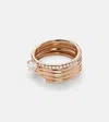 Repossi Blast 18kt Rose-gold Ring With Diamonds In Gold
