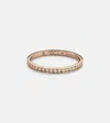 Repossi Bridal 18kt Rose Gold Ring With Diamonds In Pink