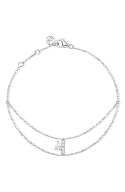Repossi Diamond Letters Bracelet In Neutral