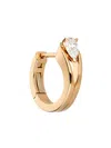 Repossi 18kt Rose Gold Diamond Huggie Earring In Gold