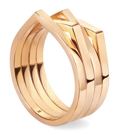 Repossi Rose Gold Antifer 4-band Ring