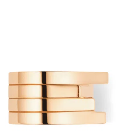 Repossi Rose Gold Antifer 4-row Ear Cuff