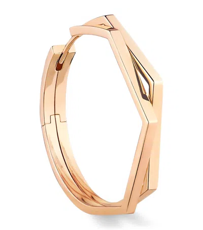 Repossi Rose Gold Antifer Hoop Earrings