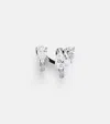 Repossi Serti Sur Vide 18kt White Gold Single Earring With Diamonds In Silver