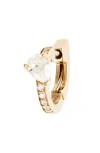 Repossi Serti Sur Vide Diamond Single Earring In Gold