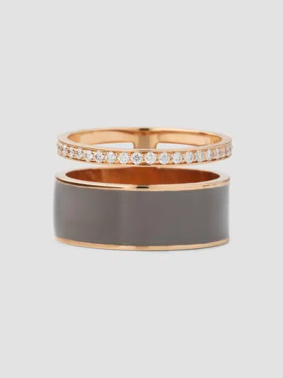 Repossi Women's Berbere 18k Pink Gold Diamond Double-band Ring
